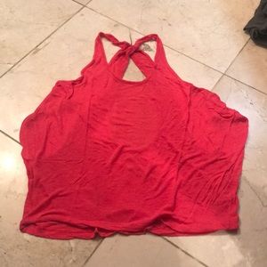 Coral tank top